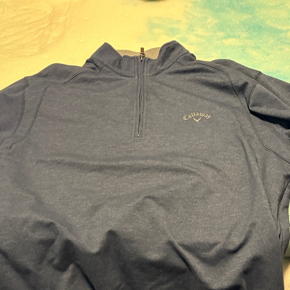 Callaway Golf Navy Quarter-Zip Top